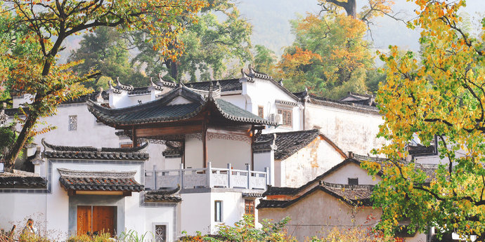 黄山市黟县西递镇031县道