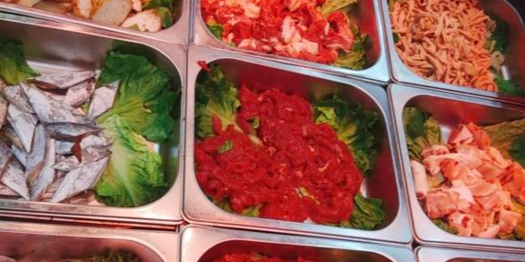 河里捞海鲜肥牛自助火锅+韩式烤肉