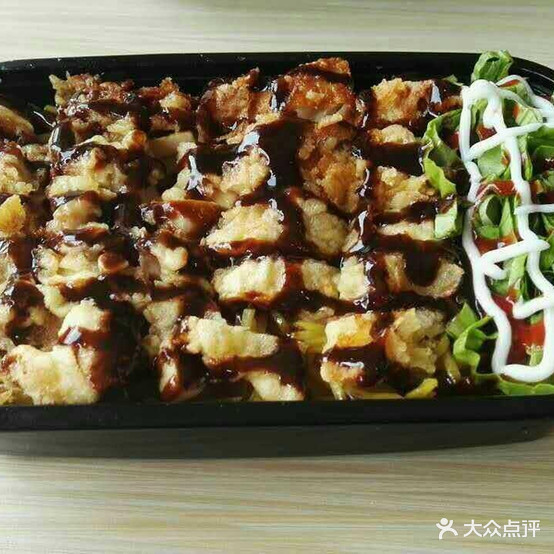 小馋猫烤肉拌饭脆皮鸡米饭