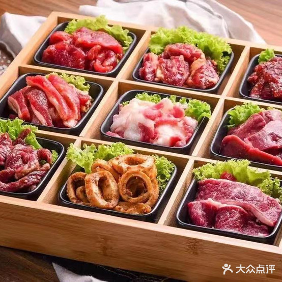 肉长柜烤鲜肉