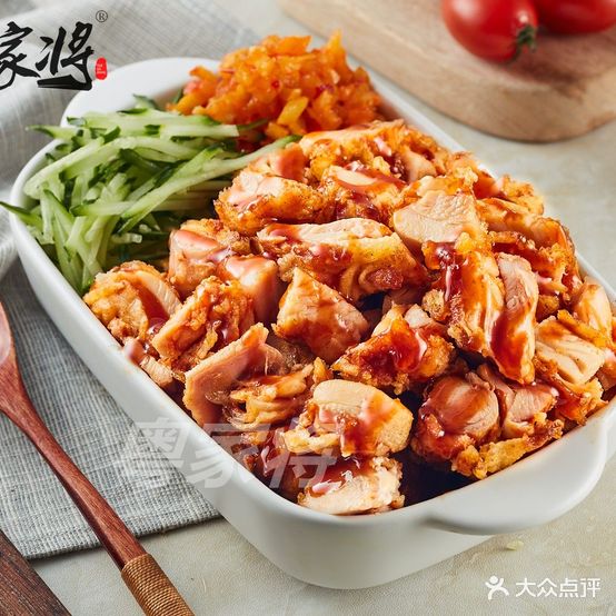 粤家将脆皮鸡饭·长鲍饭