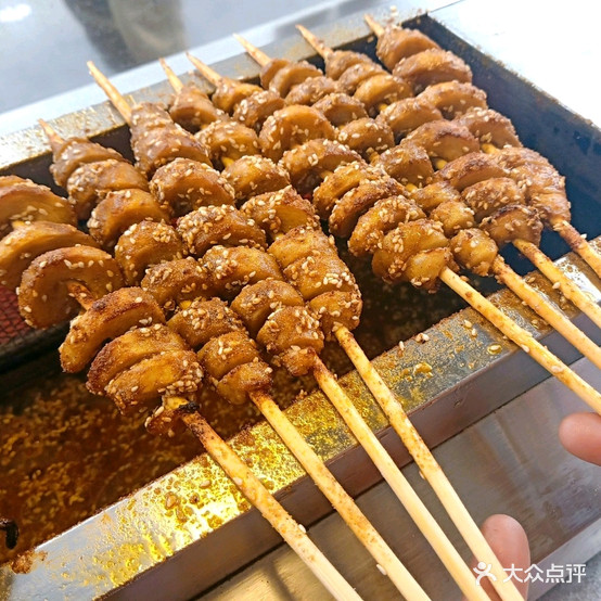 馋嘴烤面筋铁板串烧(孝感一宫小吃街店)