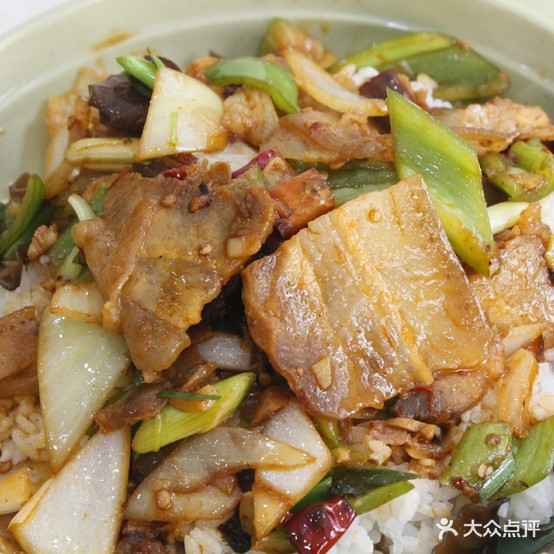 炒驴肉盖米饭(鸵鸟台店)
