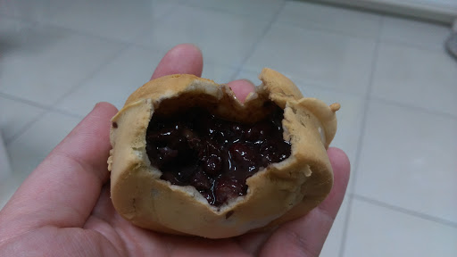 小毛酥皮红豆饼