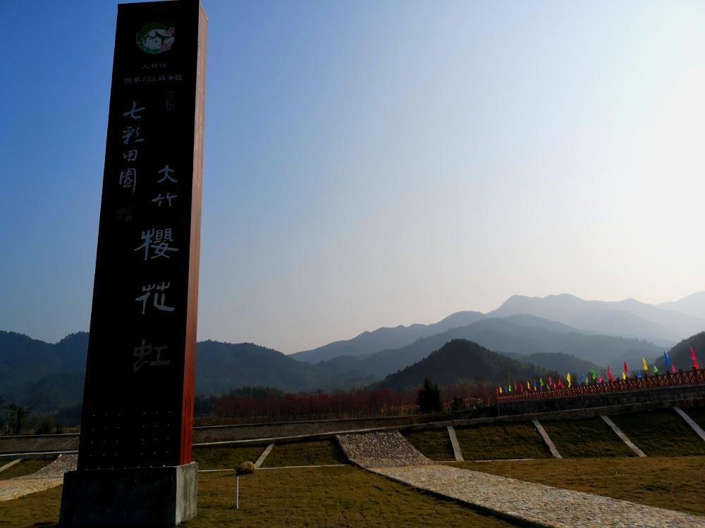 大竹樱花虹景区