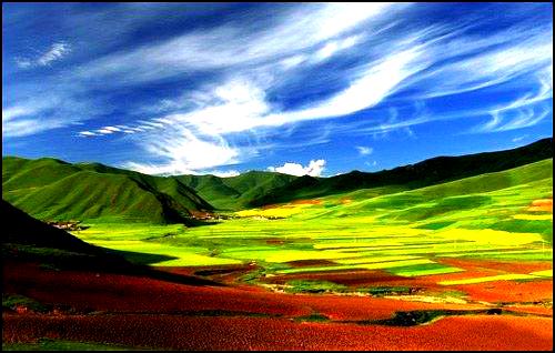 甘南藏族自治州夏河县城西南1公里处夏河桑科草原内