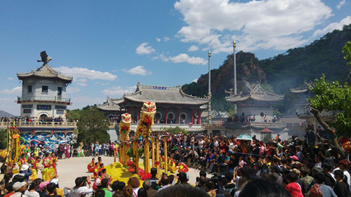 宝鸡灵山庙会图片