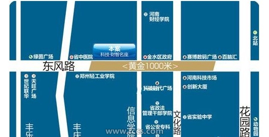 河南省郑州市金水区东风路(轻院宾馆西北)