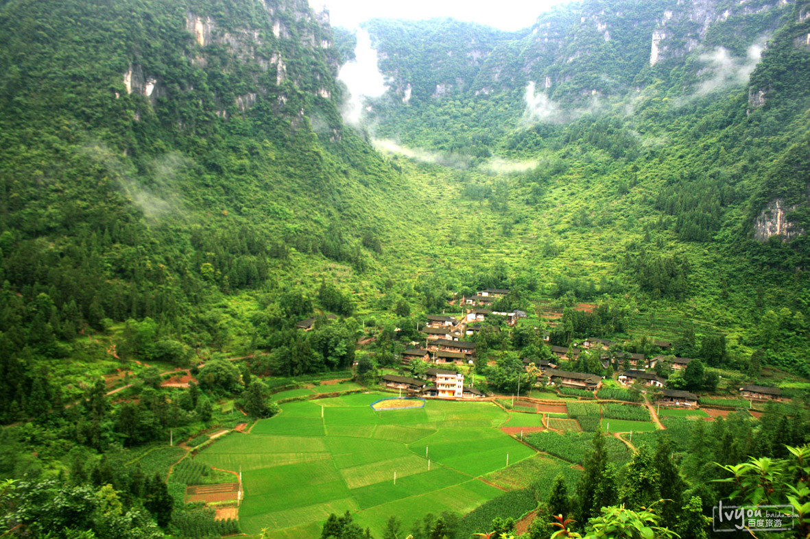 湘西土家族苗族自治州龙山县桂塘镇乌龙山风景区