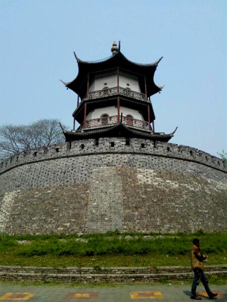 江苏省扬州市高邮市南海路奎楼城墙(江苏省高邮实验小学北)