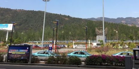 西昌青山机场航站楼-地上停车场