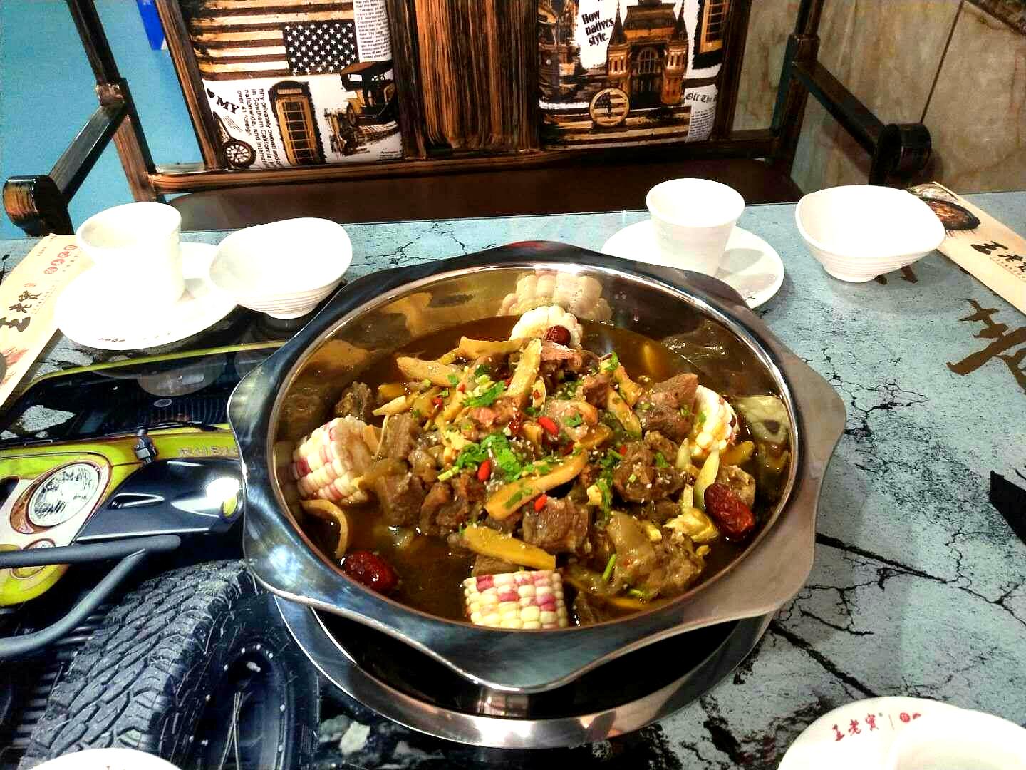 王老实筋头巴脑·5毛小肉串(恒大影城店)