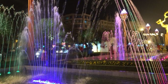佛光广场喷水池