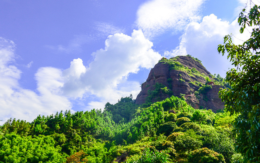 灵山烟墩烟霞山图片图片