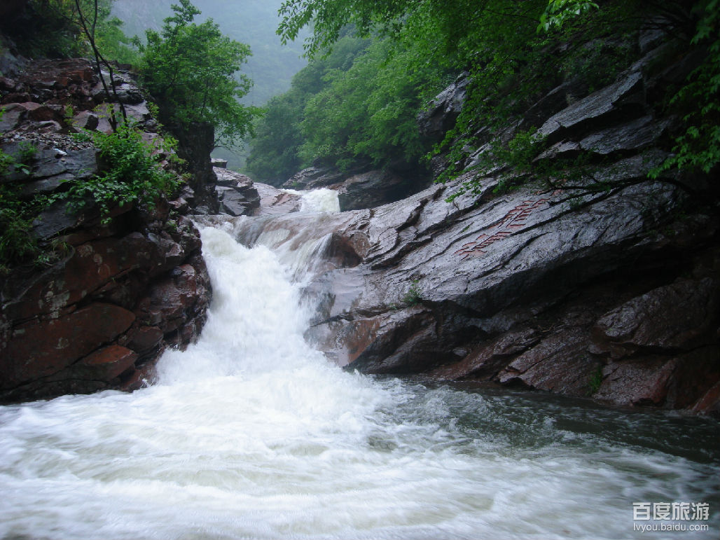 红石谷风景区_六安_百度地图