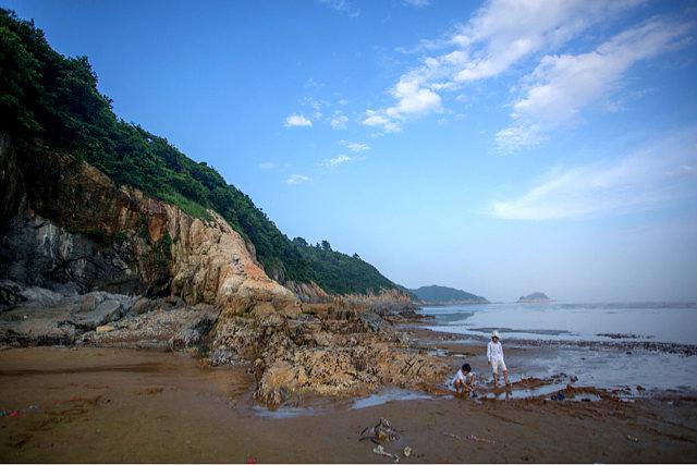 温岭城南镇吉捕岙沙滩