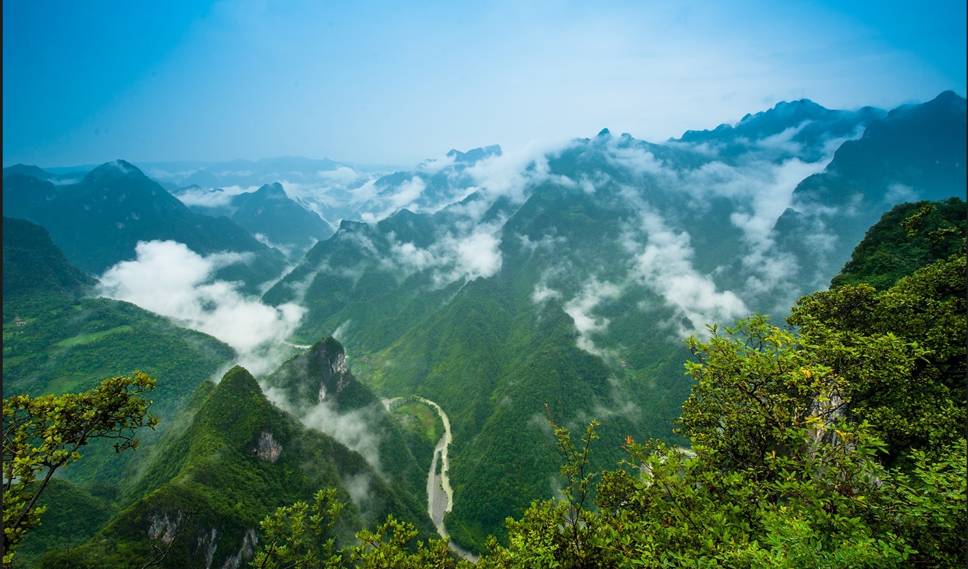 湖五排一峰百溪河国家湿地公园