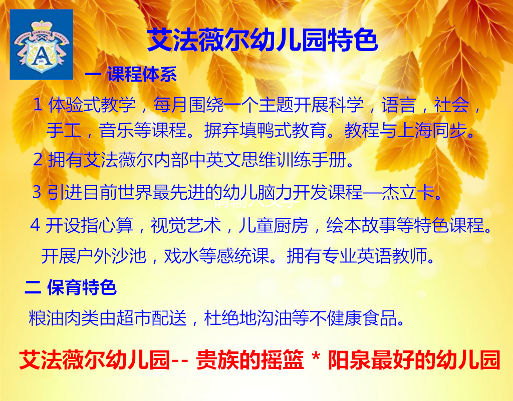 艾法薇尔国际幼儿园