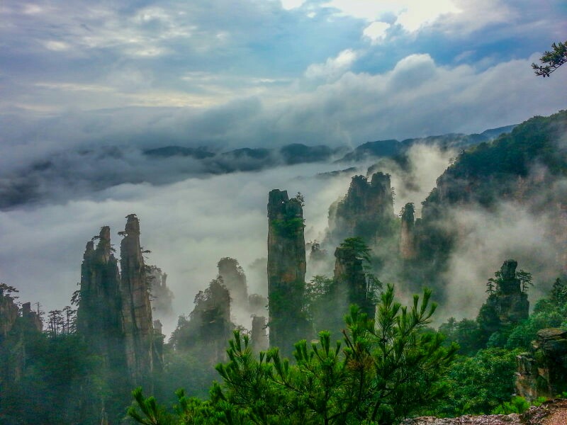 砂岩峰林地质公园