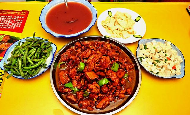 鲁正大盘鸡炒鸡