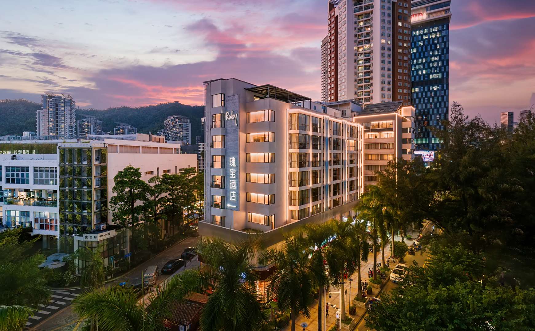 深圳蛇口海上世界Ruby Columbus瑰宝酒店(蛇口老钱风氛围感bar)