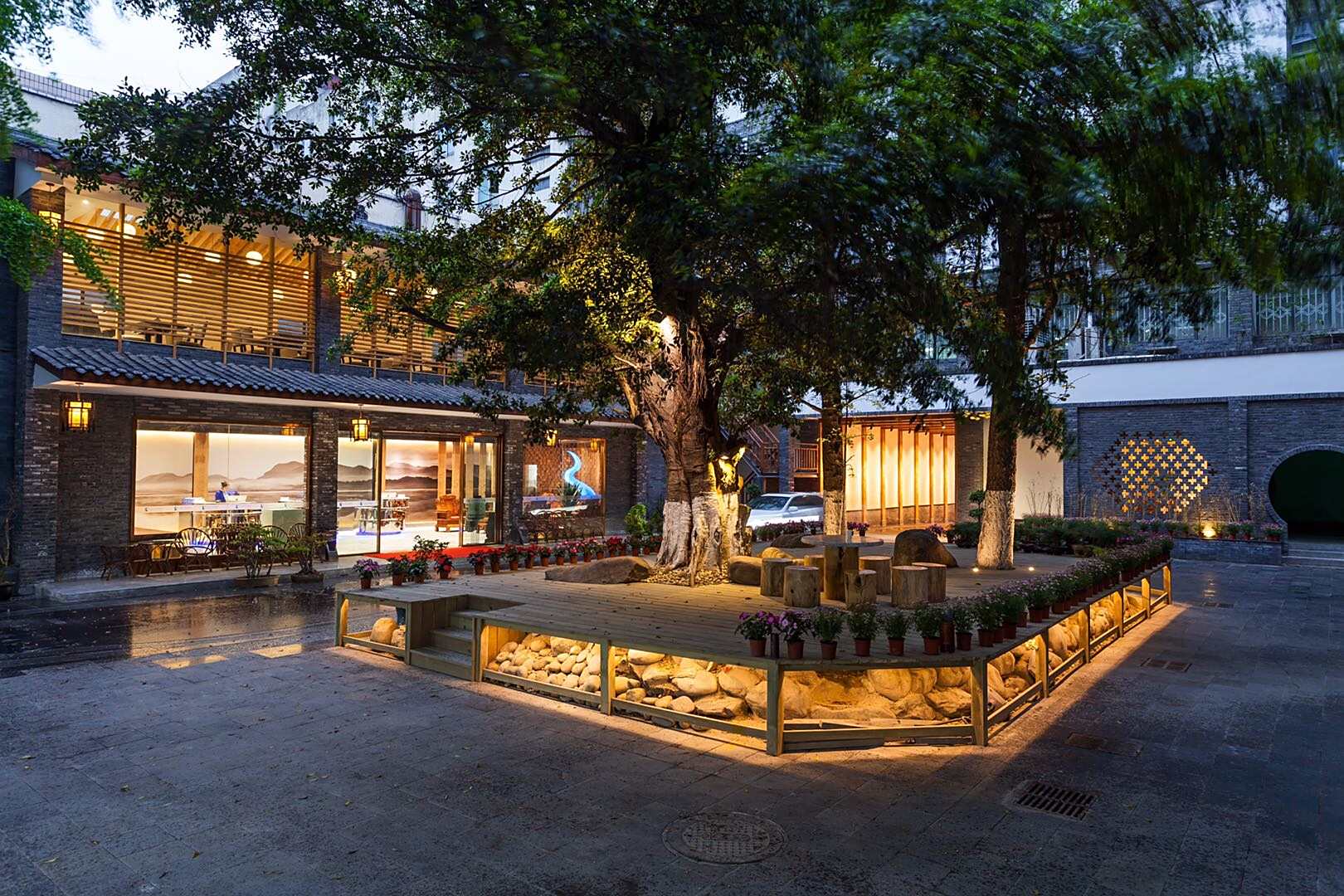 成都蓝城悦榕美食文化酒店(武侯祠锦里店)