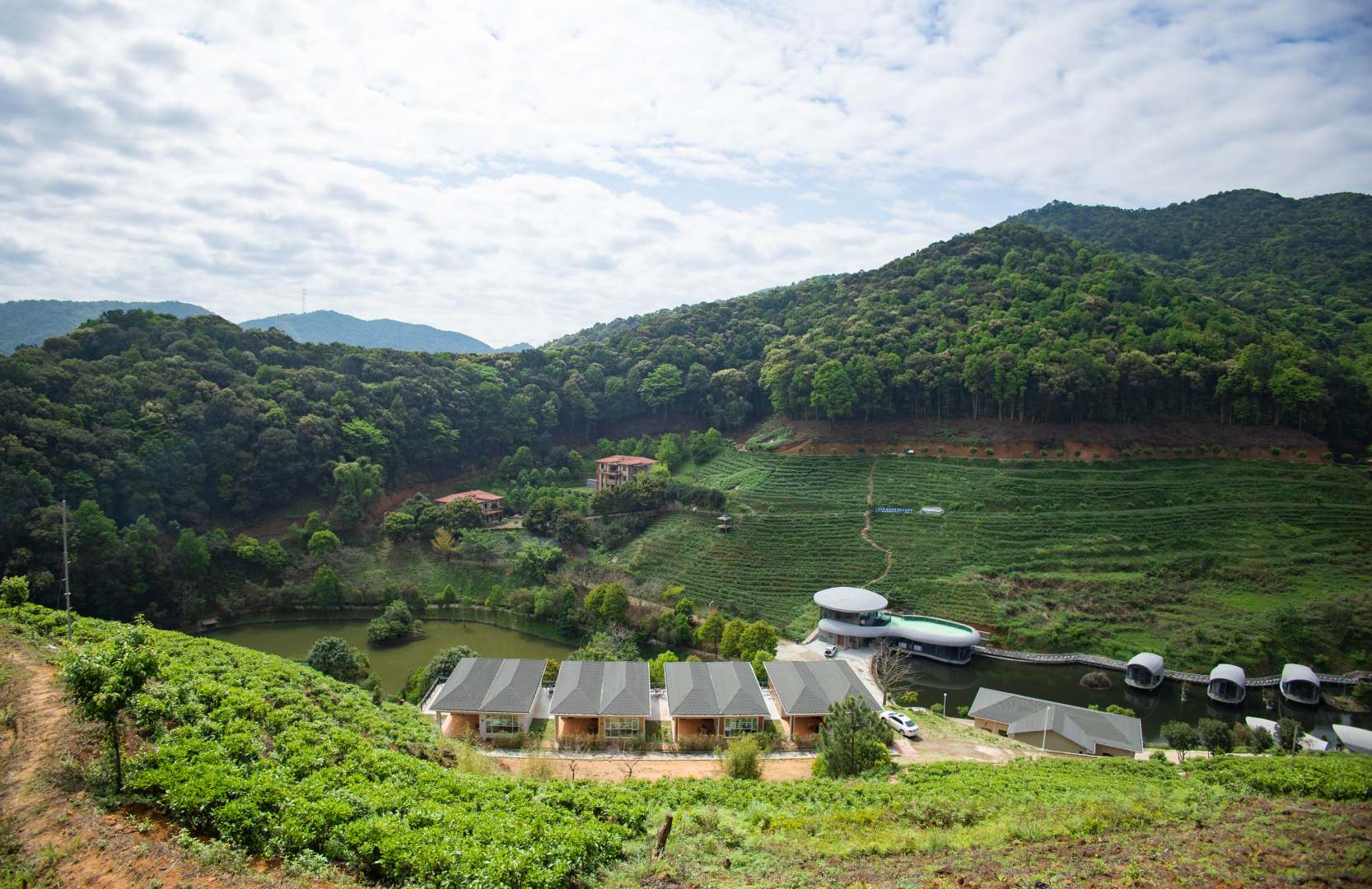 紫金县鹰峰山茶旅特色民居