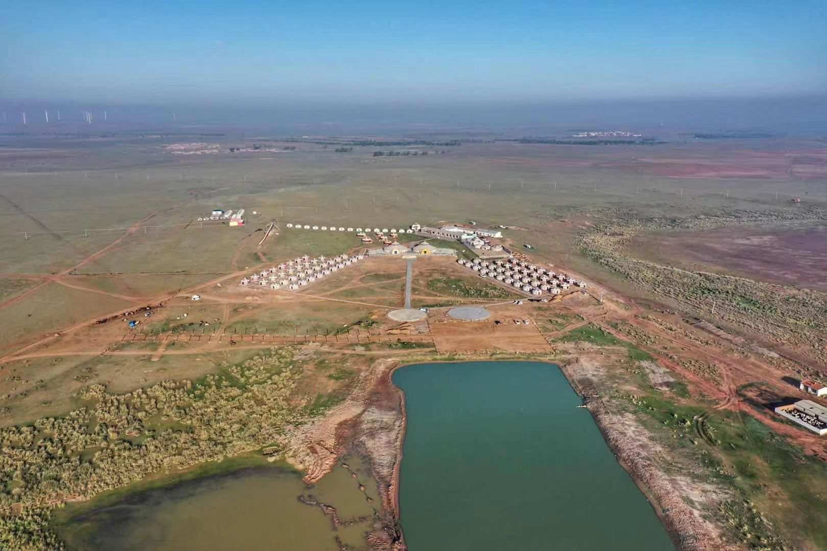四子王旗乌兰乌素旅游景区蒙古包