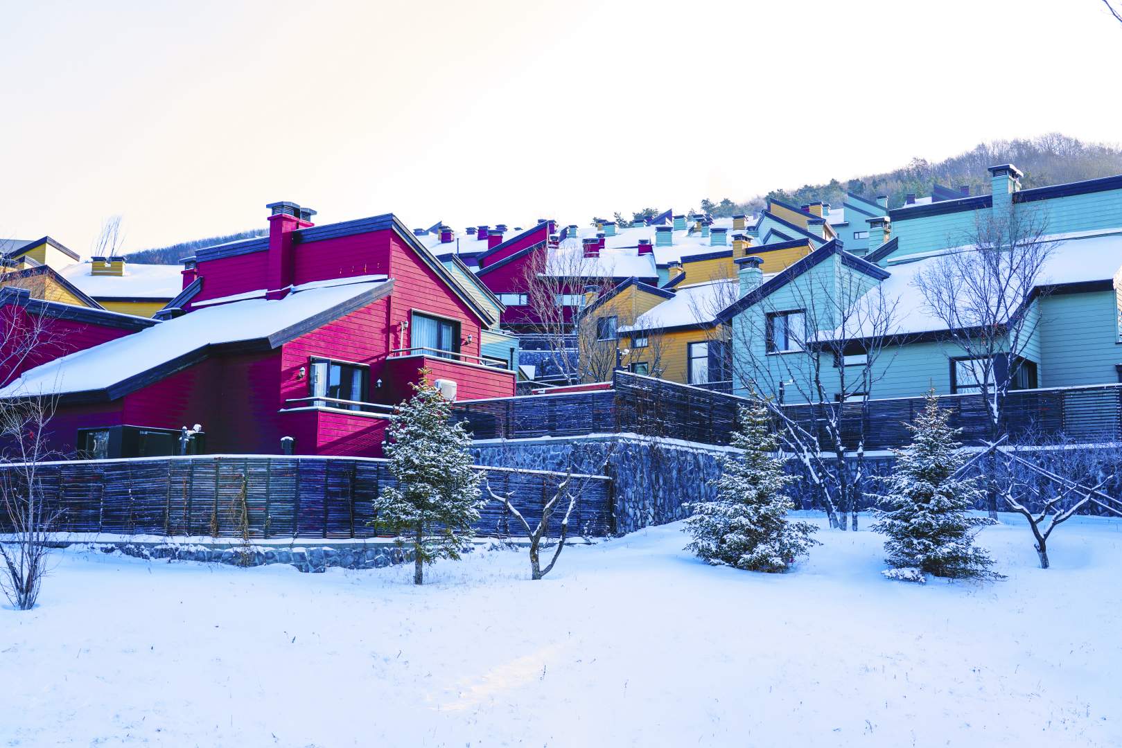 万科松花湖滑雪场枫林晚别墅