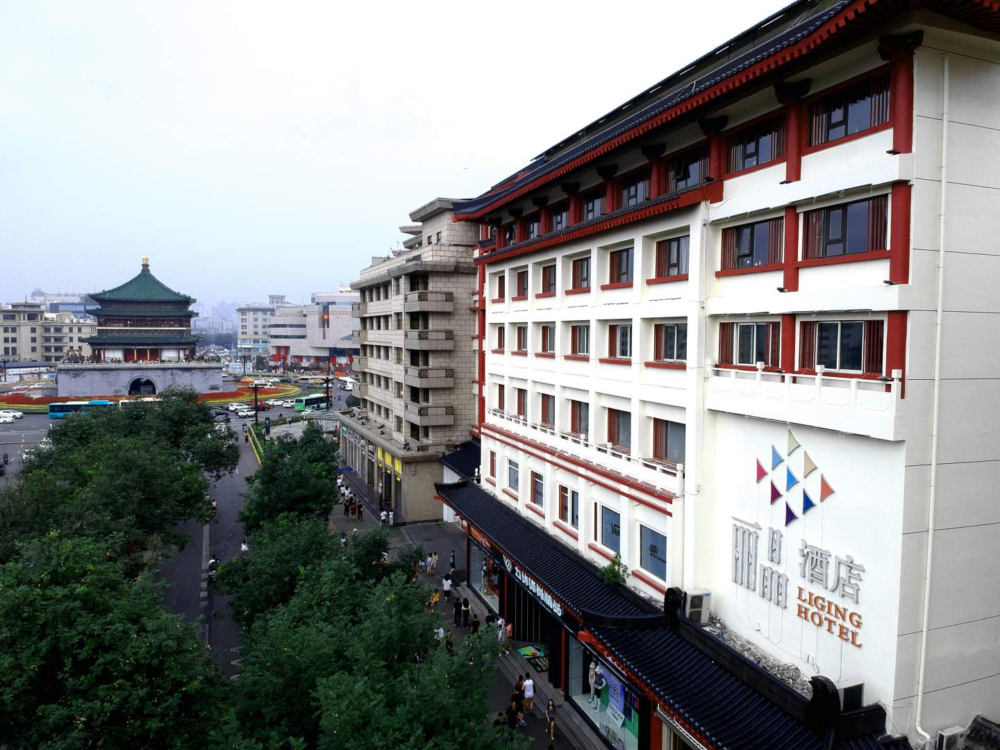 晶丽庭院酒店(西安钟鼓楼回民街地铁站店)