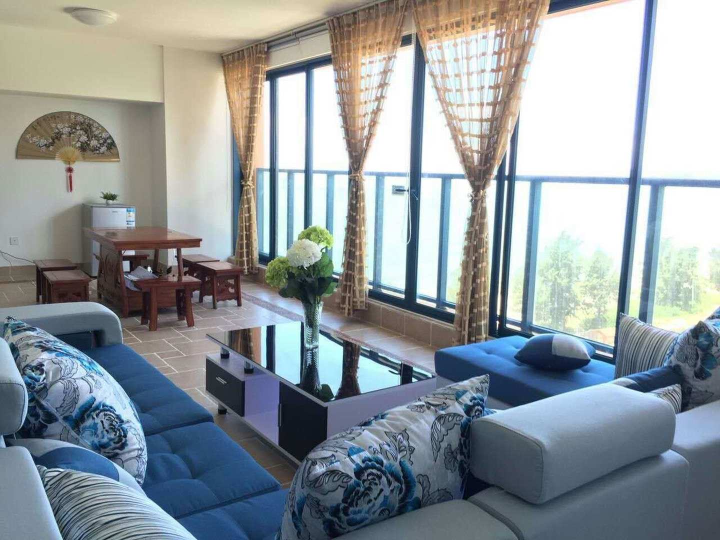 惠州万科双月湾木鱼石两房两厅海景公寓